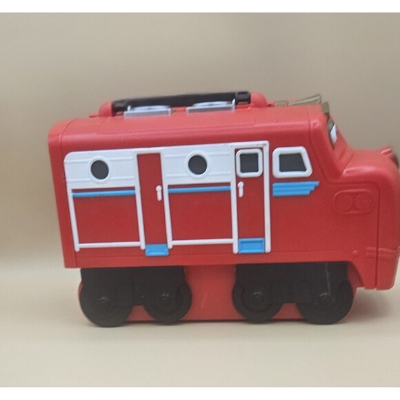 Chuggington Wilson Carry Case With 9 Die Cast Train Engine & Car 2010 - Picture 5 of 9